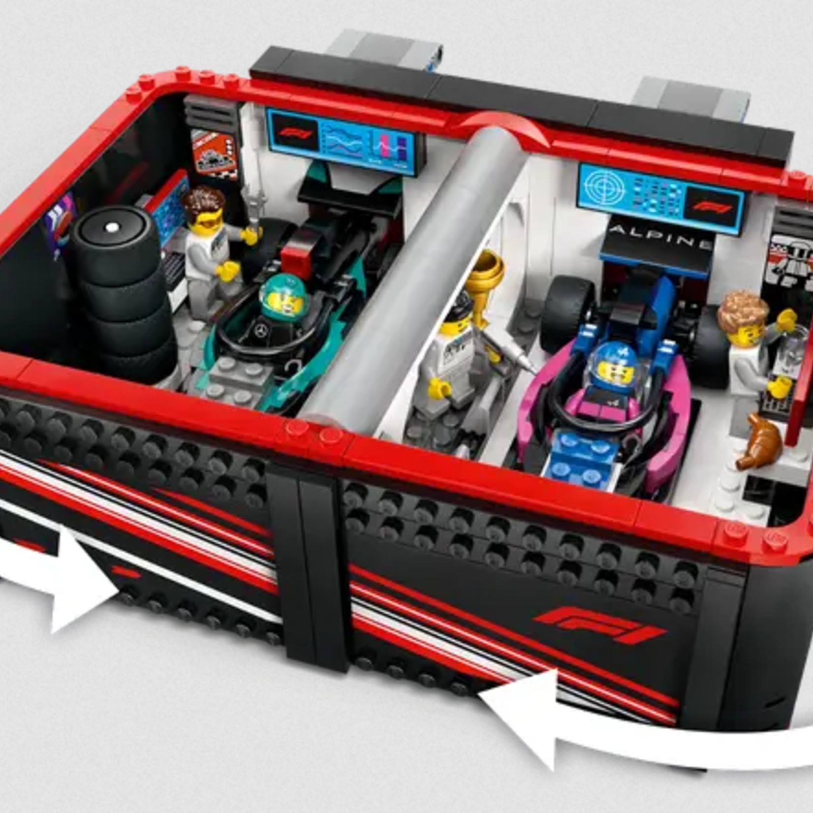 Lego Lego 60444 City - Le garage de F1® et les voitures Mercedes-AMG et Alpine