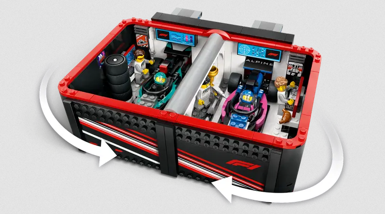 Lego Lego 60444 City - Le garage de F1® et les voitures Mercedes-AMG et Alpine