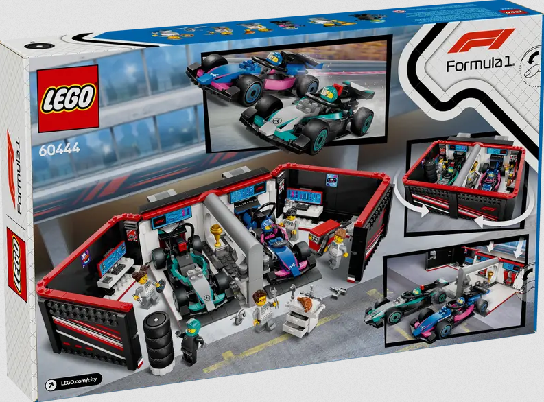 Lego Lego 60444 City - Le garage de F1® et les voitures Mercedes-AMG et Alpine