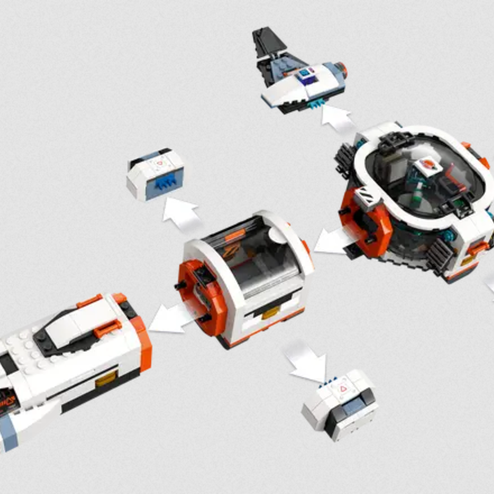 Lego Lego 60446 City - Le vaisseau galactique modulaire