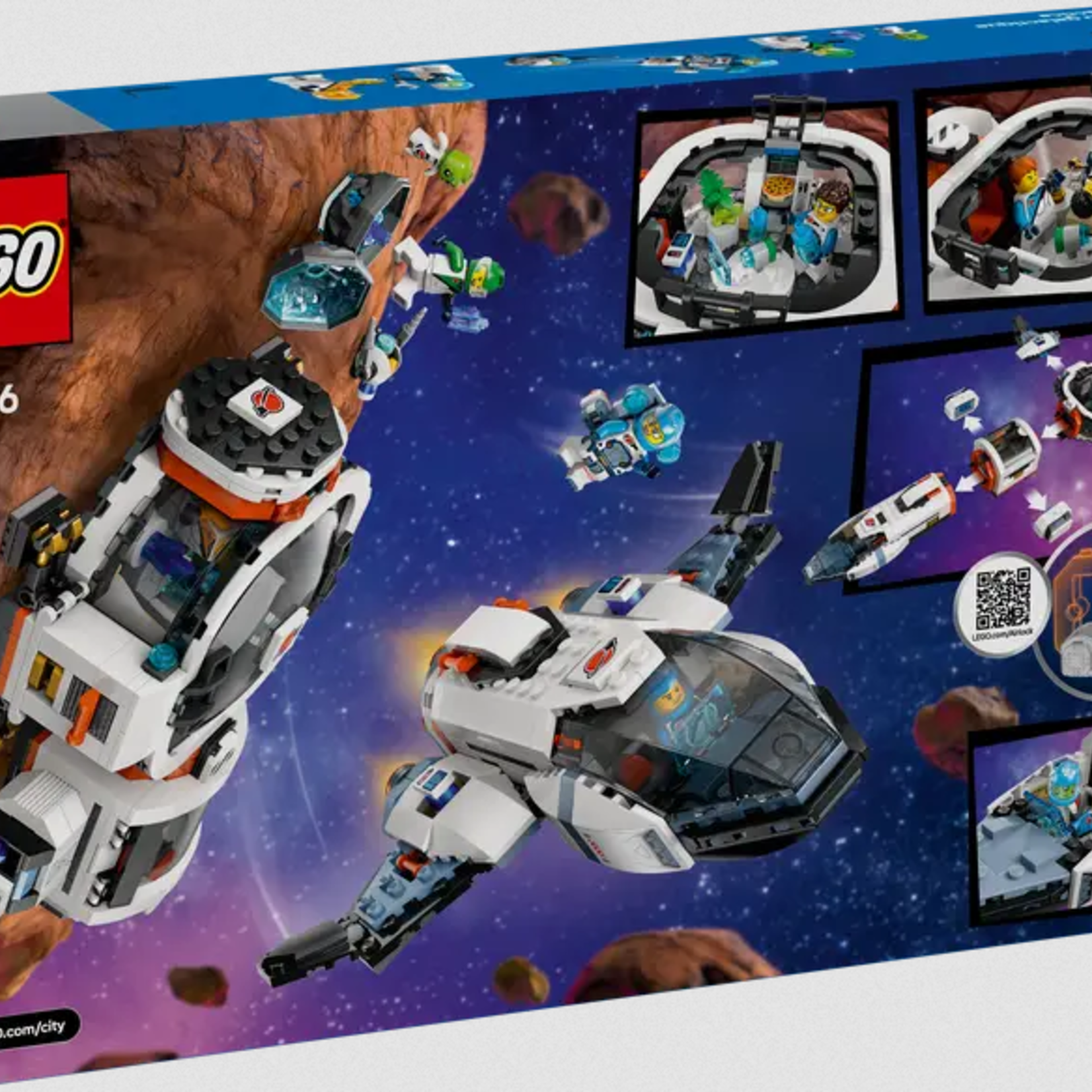 Lego Lego 60446 City - Le vaisseau galactique modulaire