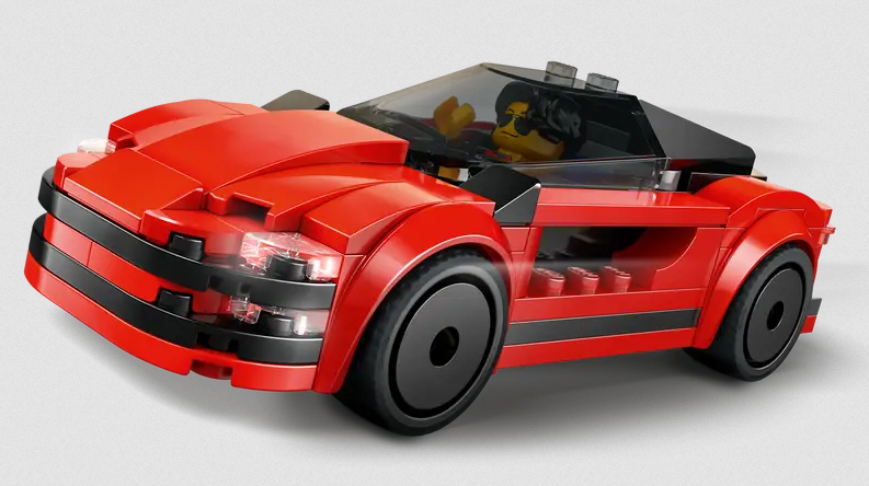 Lego Lego 60448 City - La voiture de sport rouge