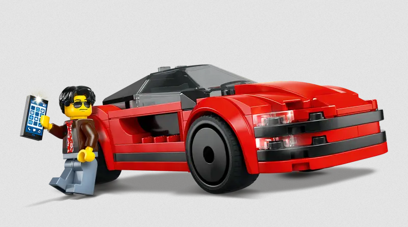 Lego Lego 60448 City - La voiture de sport rouge