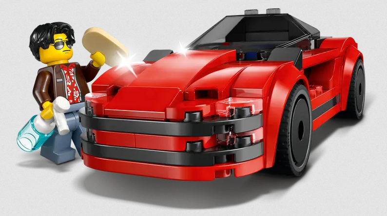 Lego Lego 60448 City - La voiture de sport rouge