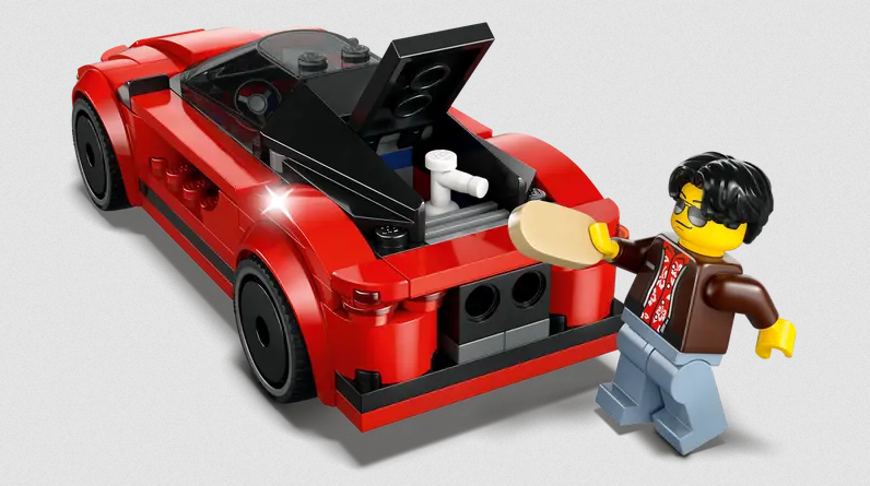 Lego Lego 60448 City - La voiture de sport rouge