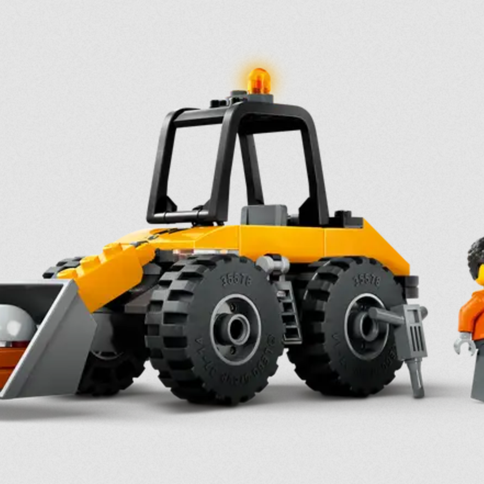 Lego Lego 60450 City - La chargeuse sur pneus de construction jaune