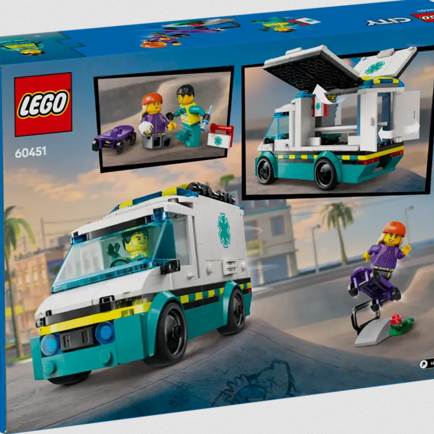 Lego Lego 60451 City - L'ambulance d’urgence