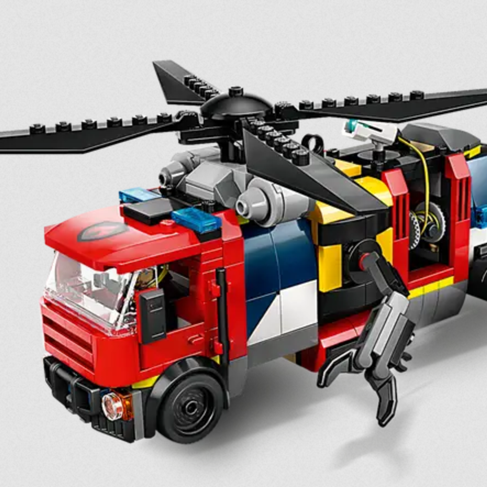 Lego Lego 60462 City - Ensemble hélicoptère, camion de pompiers et sous-marin