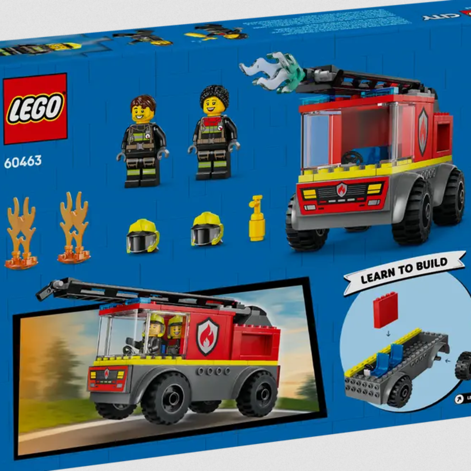 Lego Lego 60463 City - Le camion de pompiers avec échelle