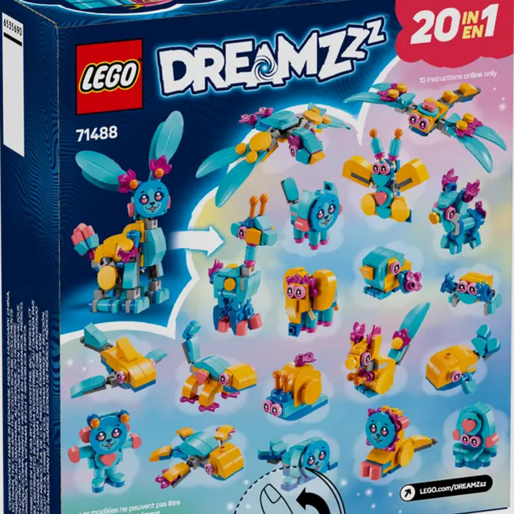Lego Lego 71488 Dreamzzz - Les aventures animalières créatives de Bunchu