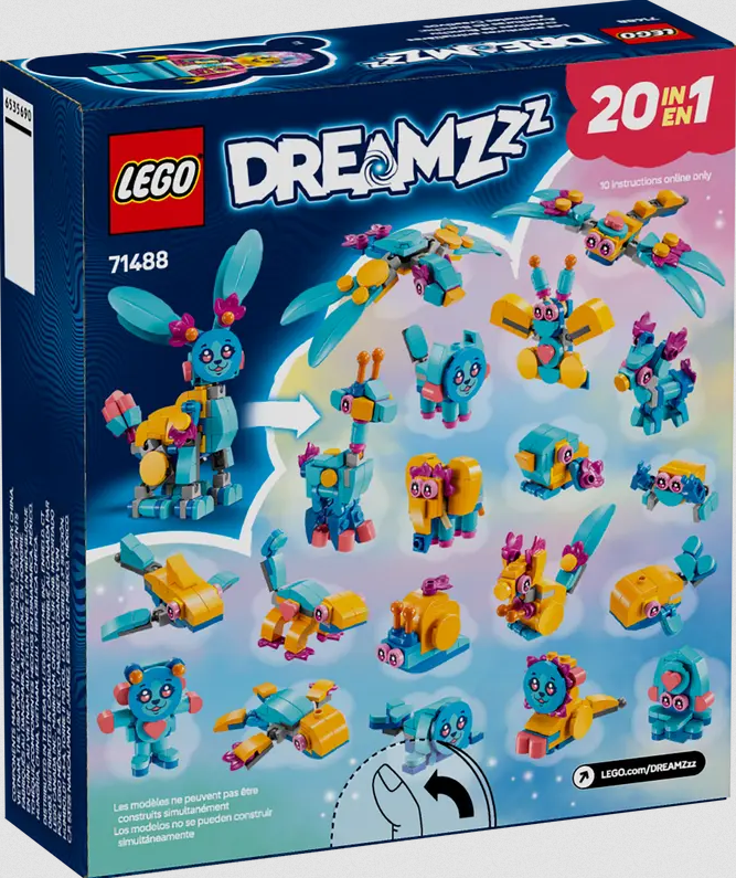 Lego Lego 71488 Dreamzzz - Les aventures animalières créatives de Bunchu