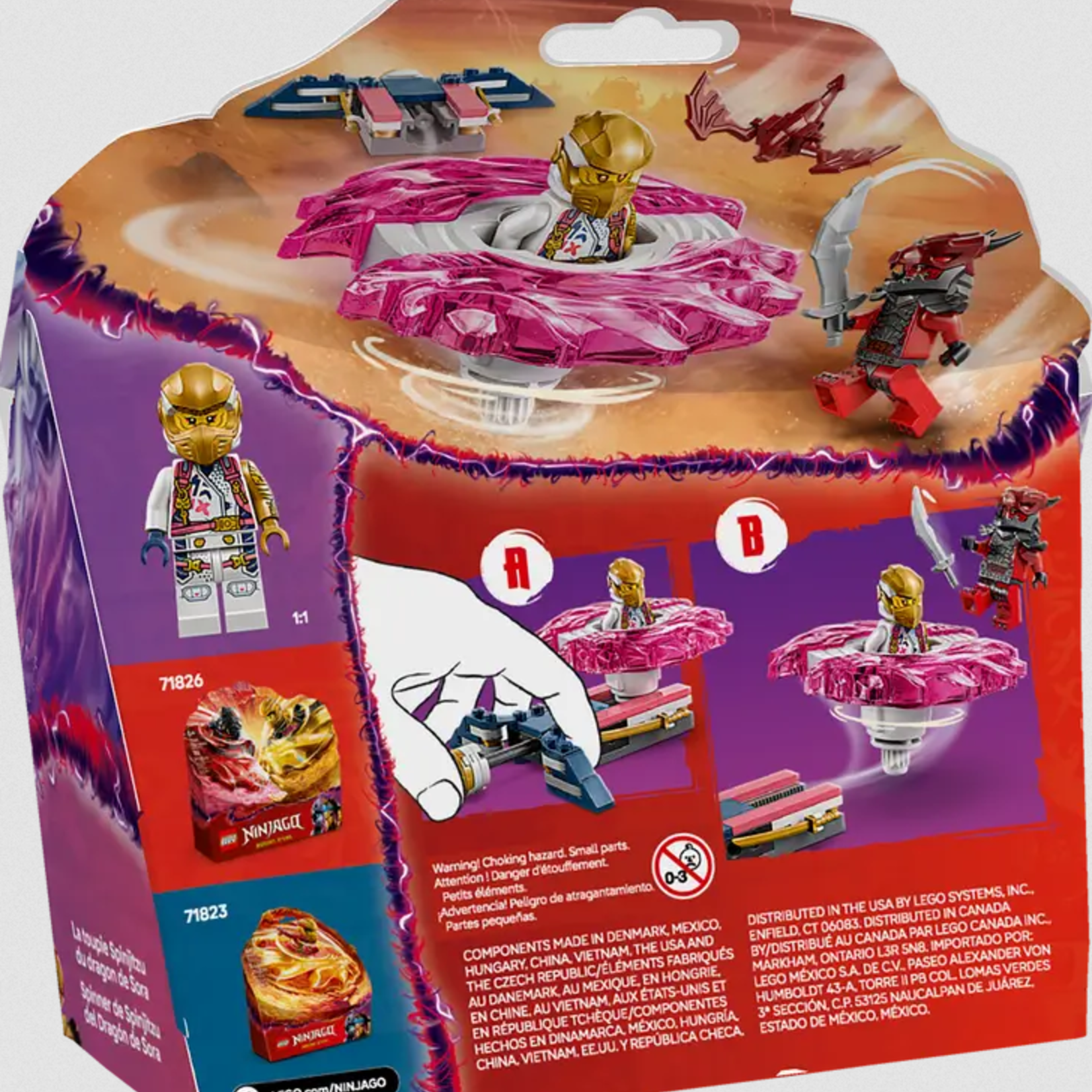 Lego Lego 71824 Ninjago - La toupie Spinjitzu du dragon de Sora