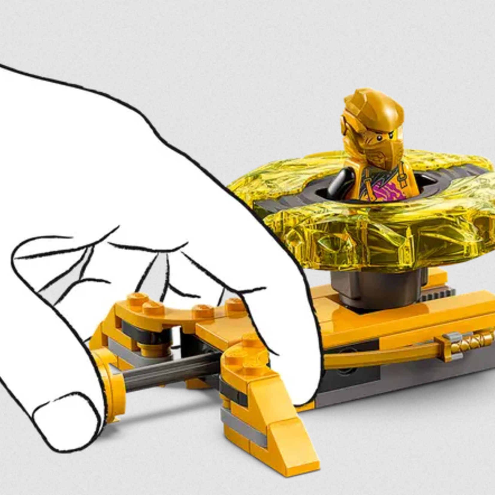 Lego Lego 71826 Ninjago - Ensemble de combat de Spinjitzu du dragon