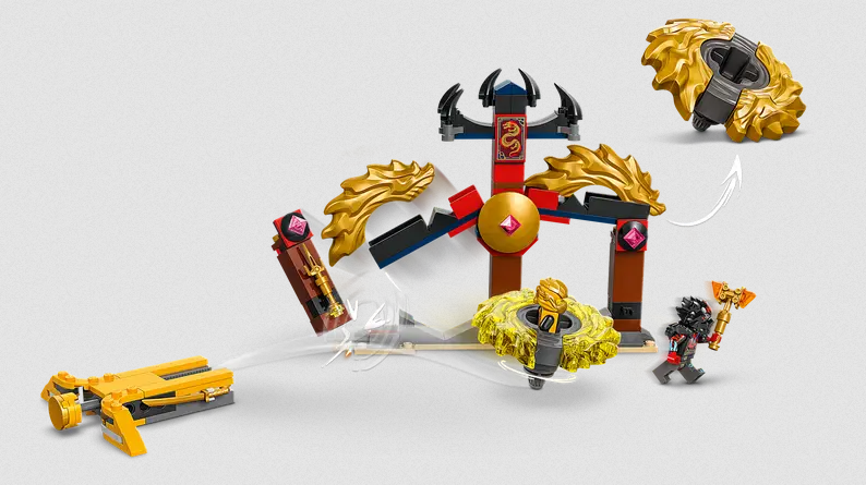 Lego Lego 71826 Ninjago - Ensemble de combat de Spinjitzu du dragon