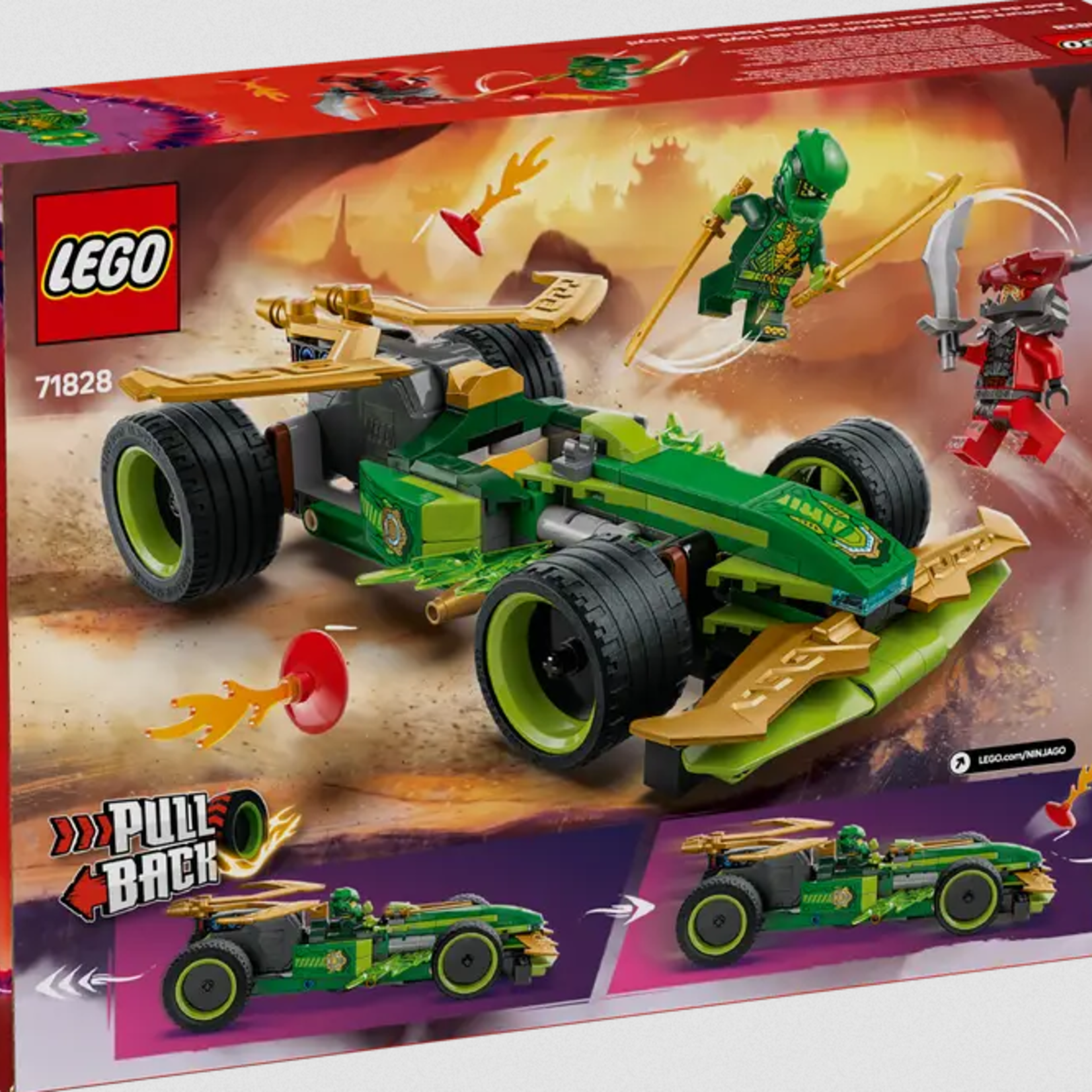 Lego Lego 71828 Ninjago - La voiture de course à rétrofriction de Lloyd