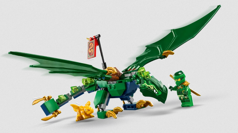 Lego Lego 71829 Ninjago - Le dragon vert de la forêt de Lloyd
