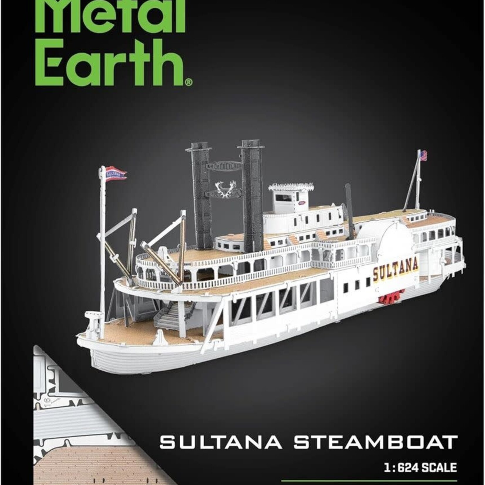 Metal Earth Metal Earth Sultana Steamboat