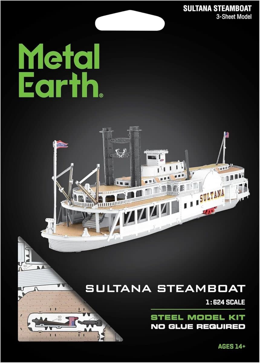 Metal Earth Metal Earth Sultana Steamboat