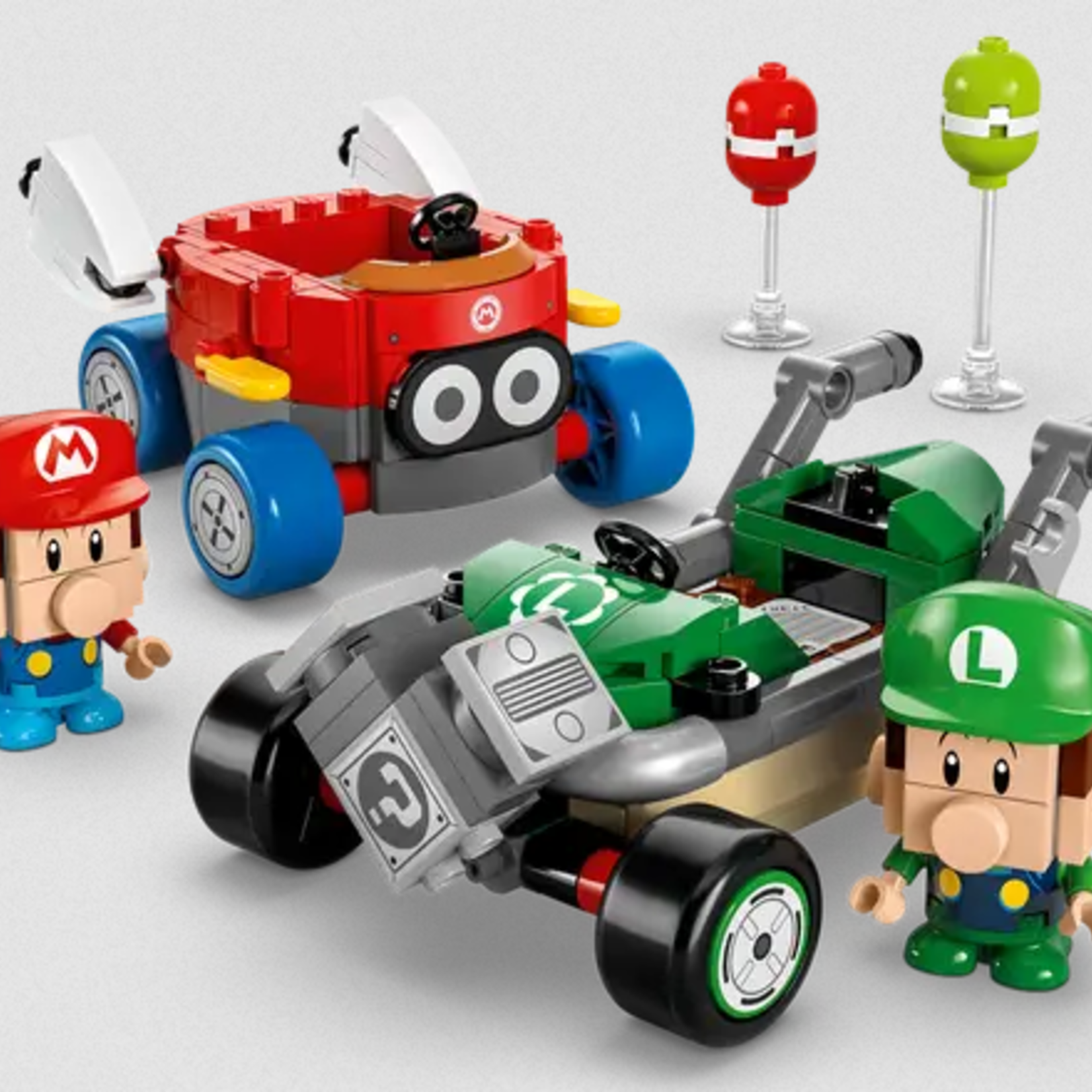 Lego Lego 72034 Super Mario - Mario Kart™ – Bébé Mario contre Bébé Luigi