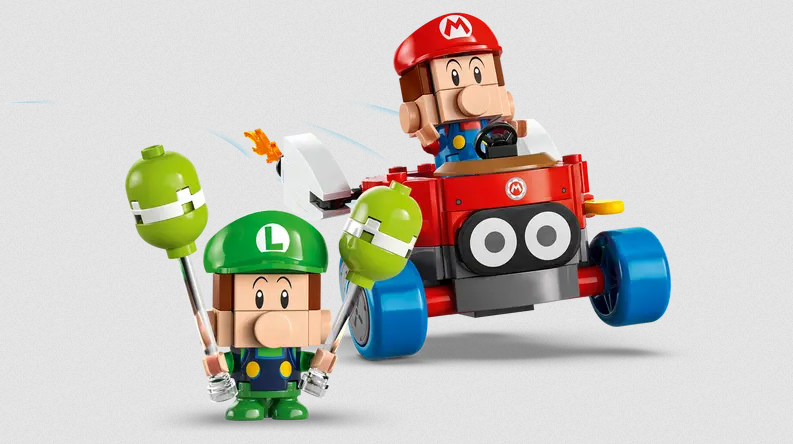 Lego Lego 72034 Super Mario - Mario Kart™ – Bébé Mario contre Bébé Luigi