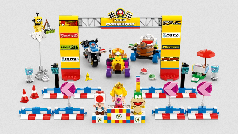 Lego Lego 72036 Super Mario - Mario Kart™ – Ensemble Bébé Peach et Grand Prix