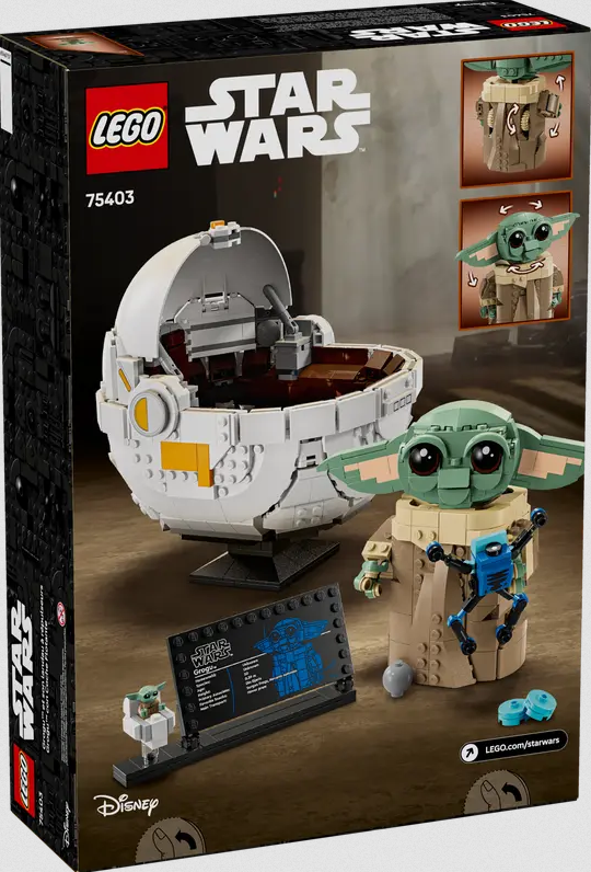 Lego Lego 75403 Star Wars - Grogu™ et son landau à répulseurs