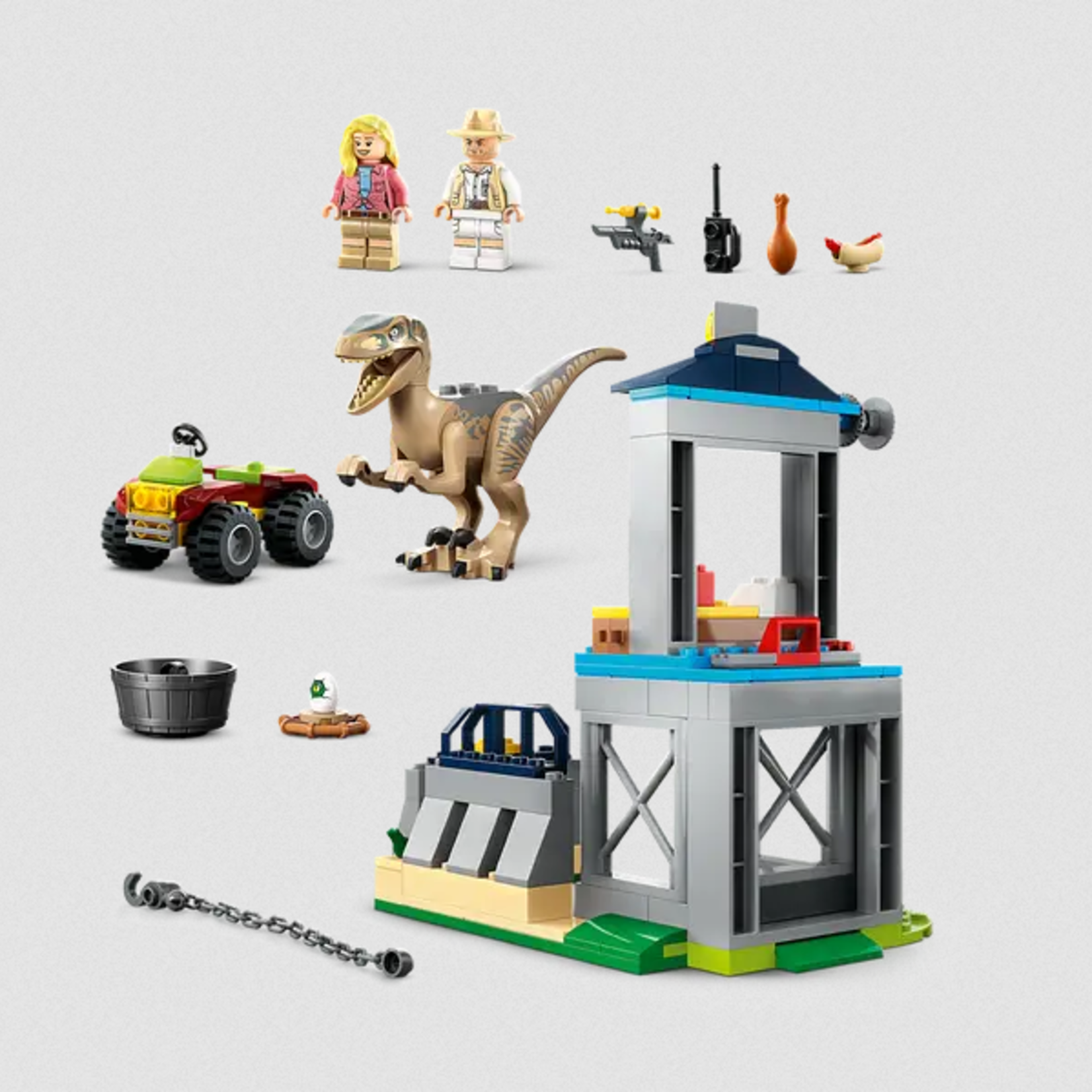 Lego *****Lego 76957 Jurassic Park - L'Évasion du Vélociraptor