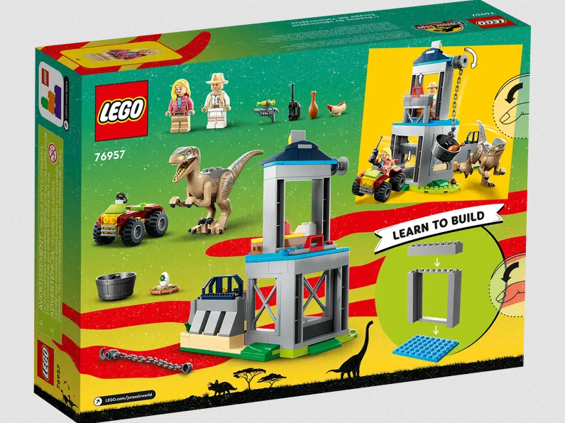Lego *****Lego 76957 Jurassic Park - L'Évasion du Vélociraptor