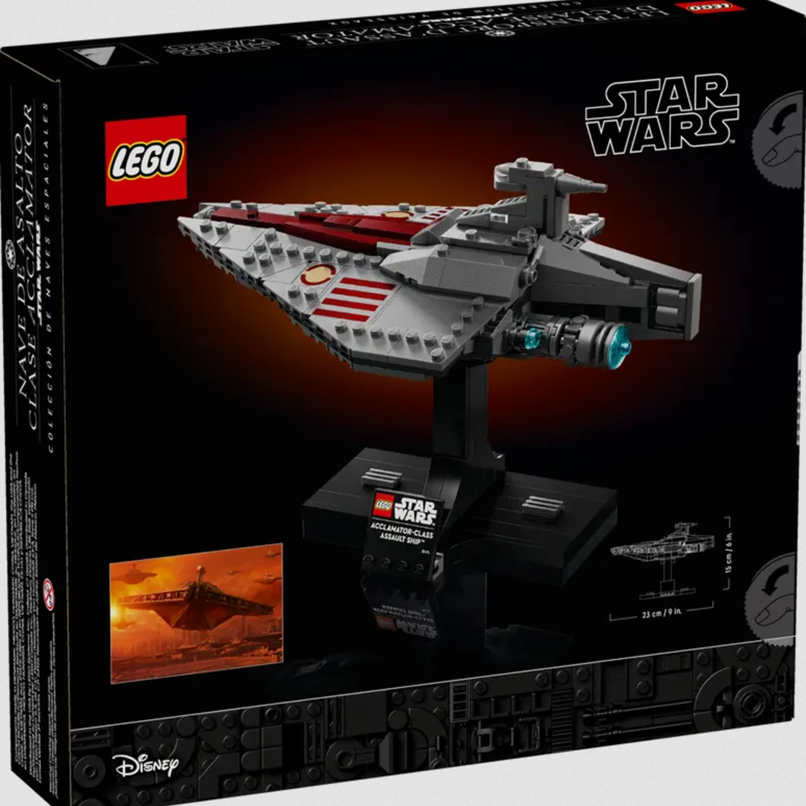 Lego Lego 75404 Star Wars - Le transport d’assaut de classe Acclamator