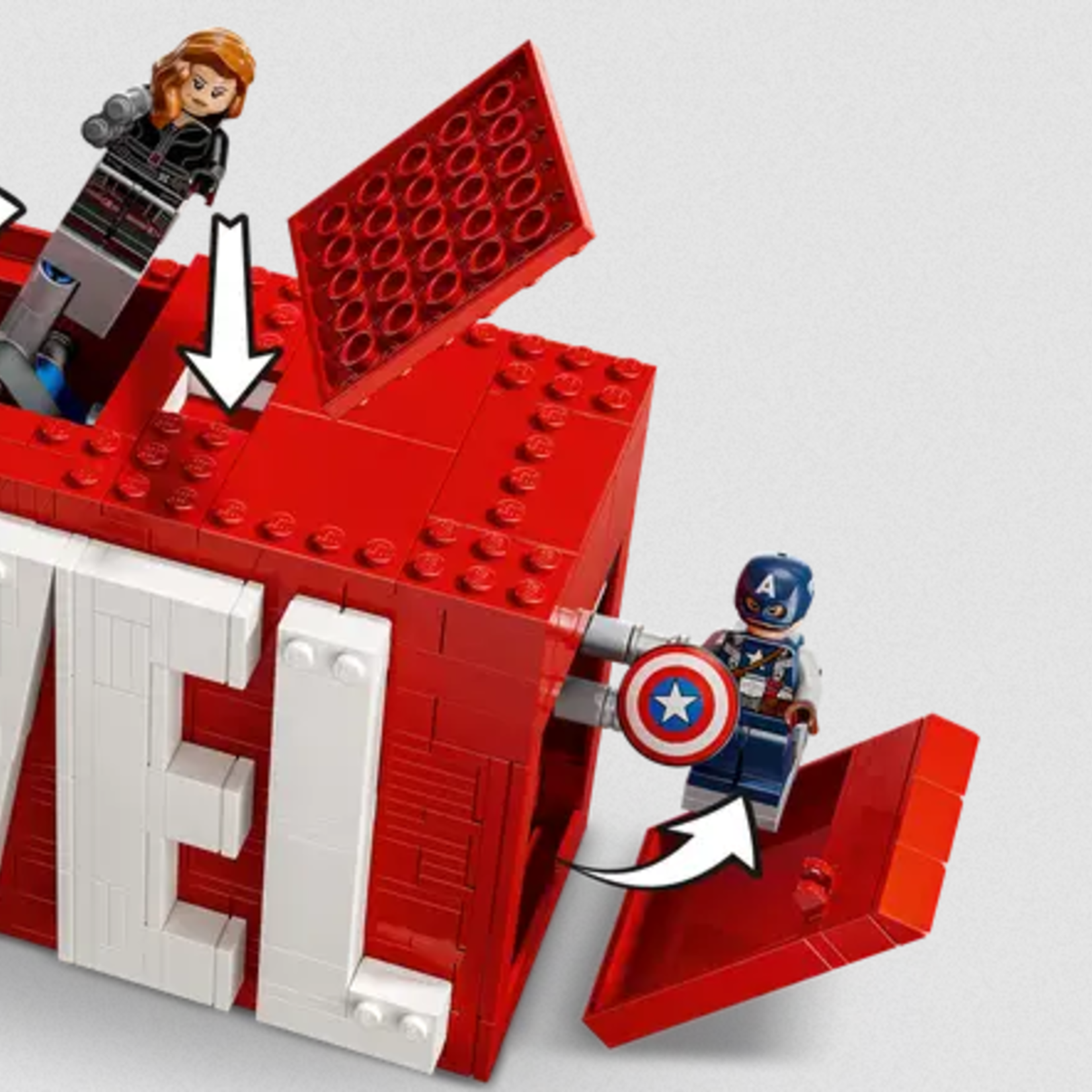 Lego Lego 76313 Marvel - Logo et figurines MARVEL