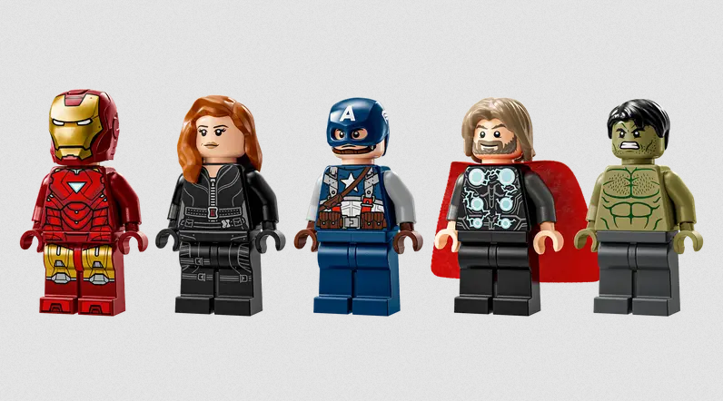 Lego Lego 76313 Marvel - Logo et figurines MARVEL