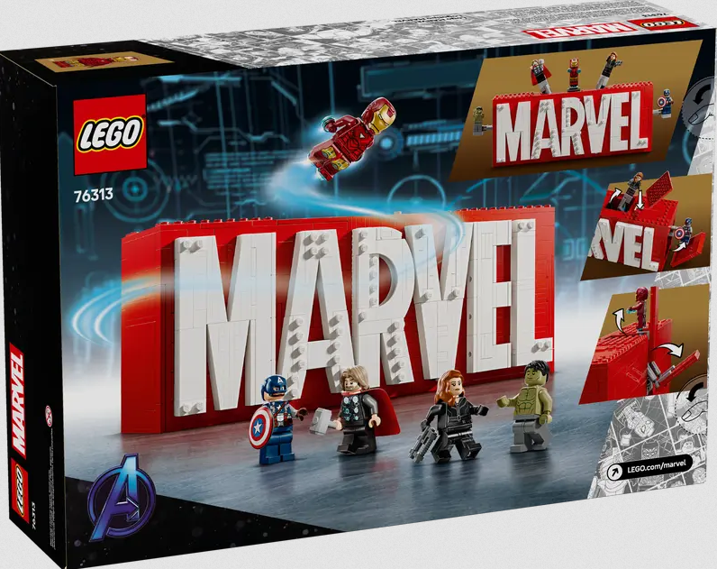 Lego Lego 76313 Marvel - Logo et figurines MARVEL