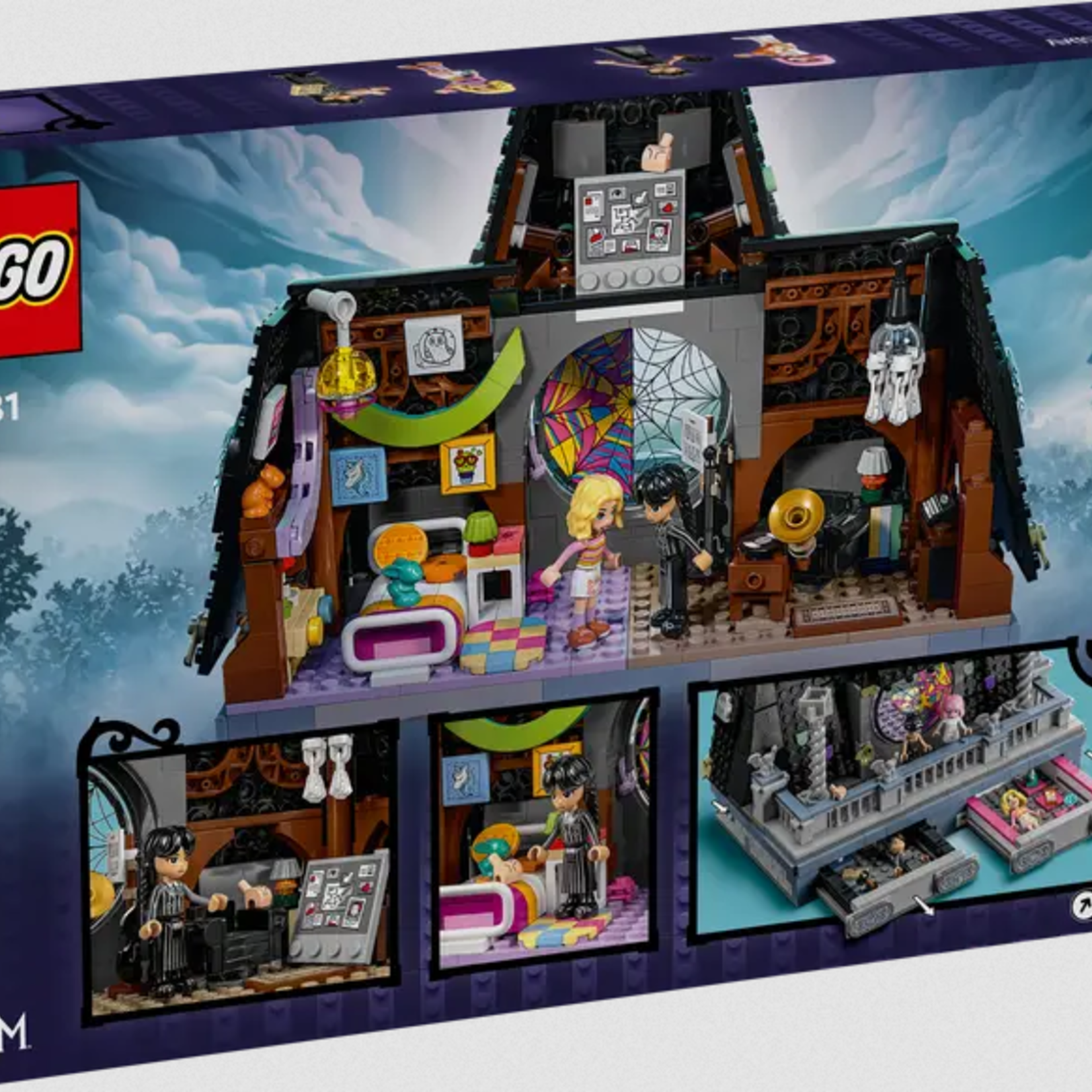 Lego Lego 76781 Wednesday - Le dortoir de Mercredi et Enid