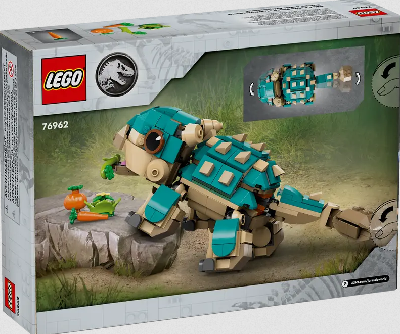 Lego Lego 76962 Jurassic World - Bébé Petite Bosse : L’ankylosaurus
