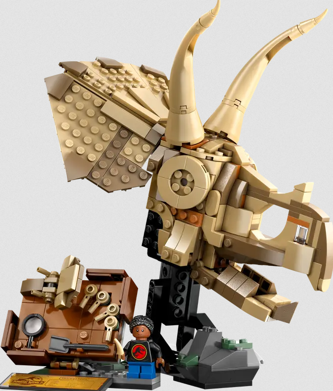 Lego Lego 76969 Jurrassic World - Les fossiles de dinosaures : le crâne de tricératops