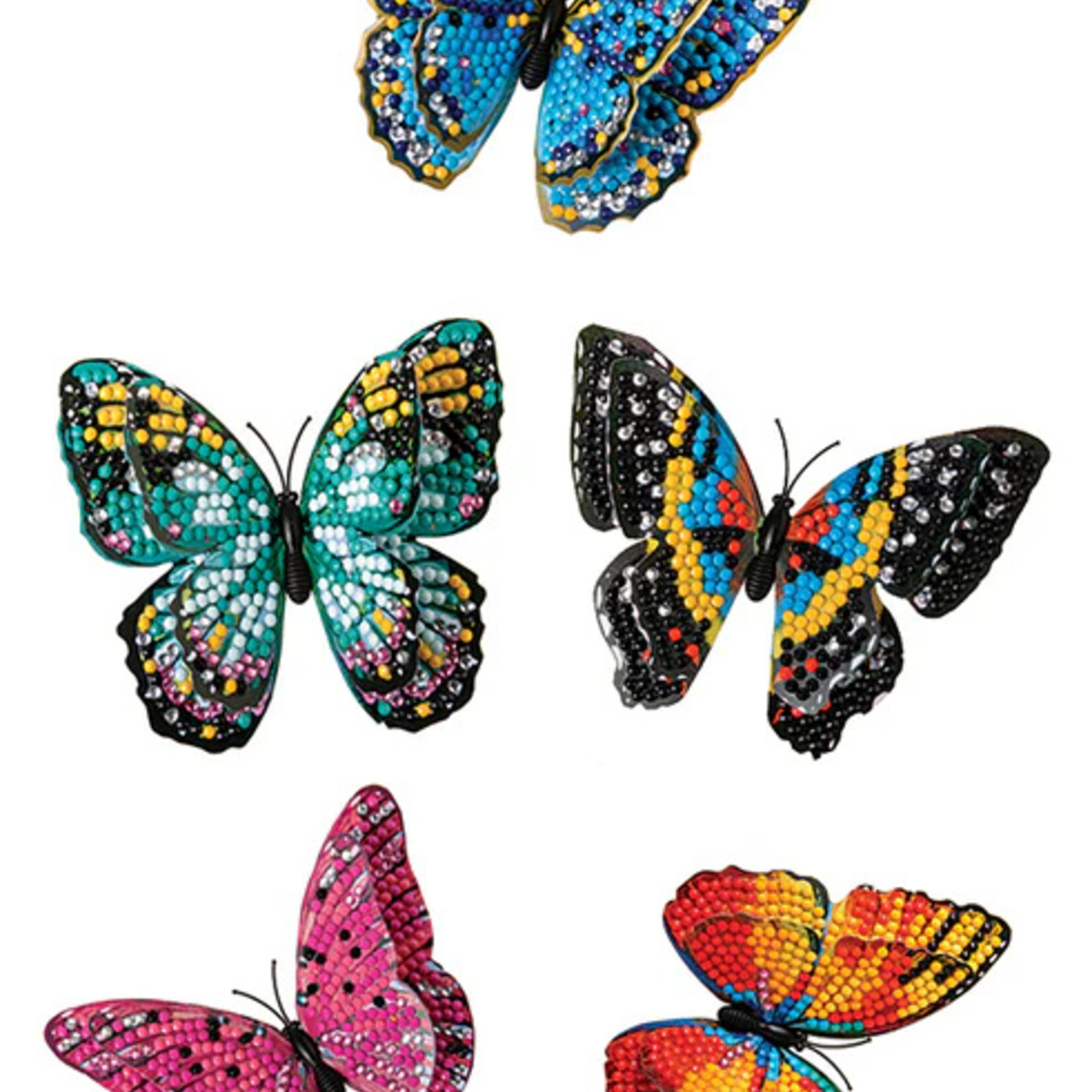 Craft Buddy Crystal Art Decorations 3D Butterflies