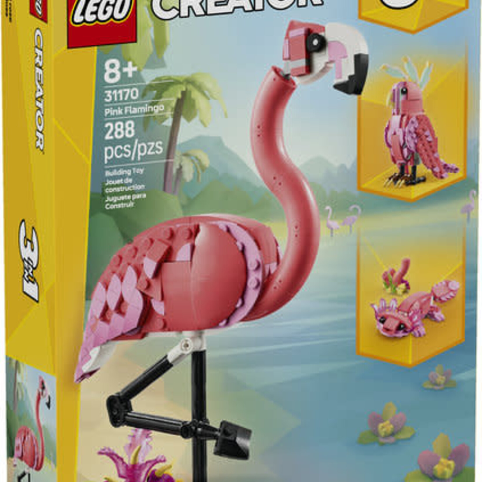 Lego Lego 31170 Creator - Les animaux sauvages - Le flamant rose