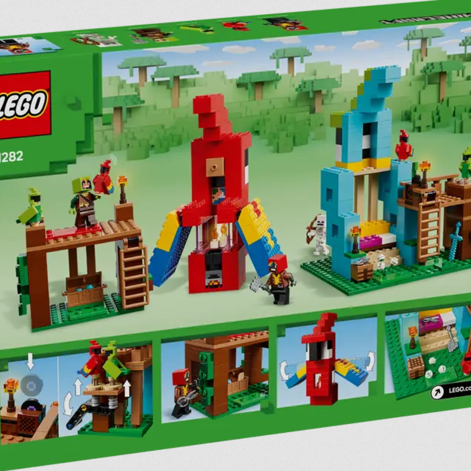 Lego Lego 21282 Minecraft - Les maisons-perroquets