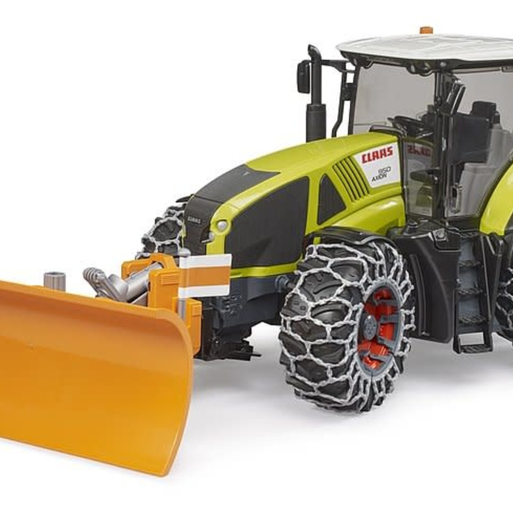 Bruder Bruder 03018 - Claas Axion 950 avec Chaines et Pelle
