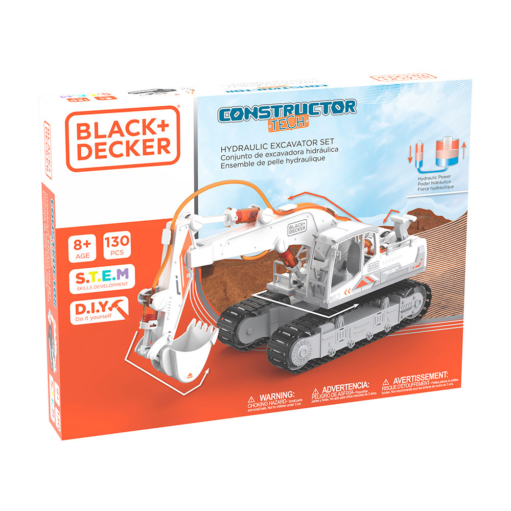 Black + Decker Constructor Tech - Ensemble de pelle Hydraulique