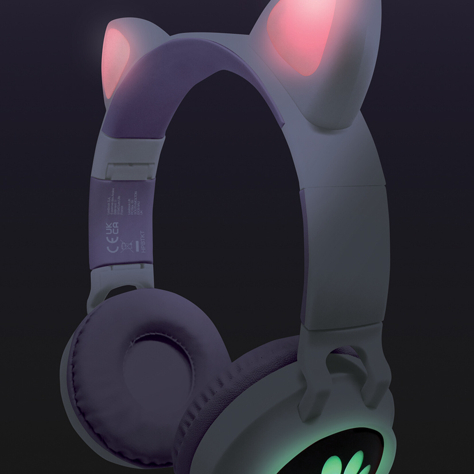 lexibook Lexibook - Casque sans fil lumineux chat