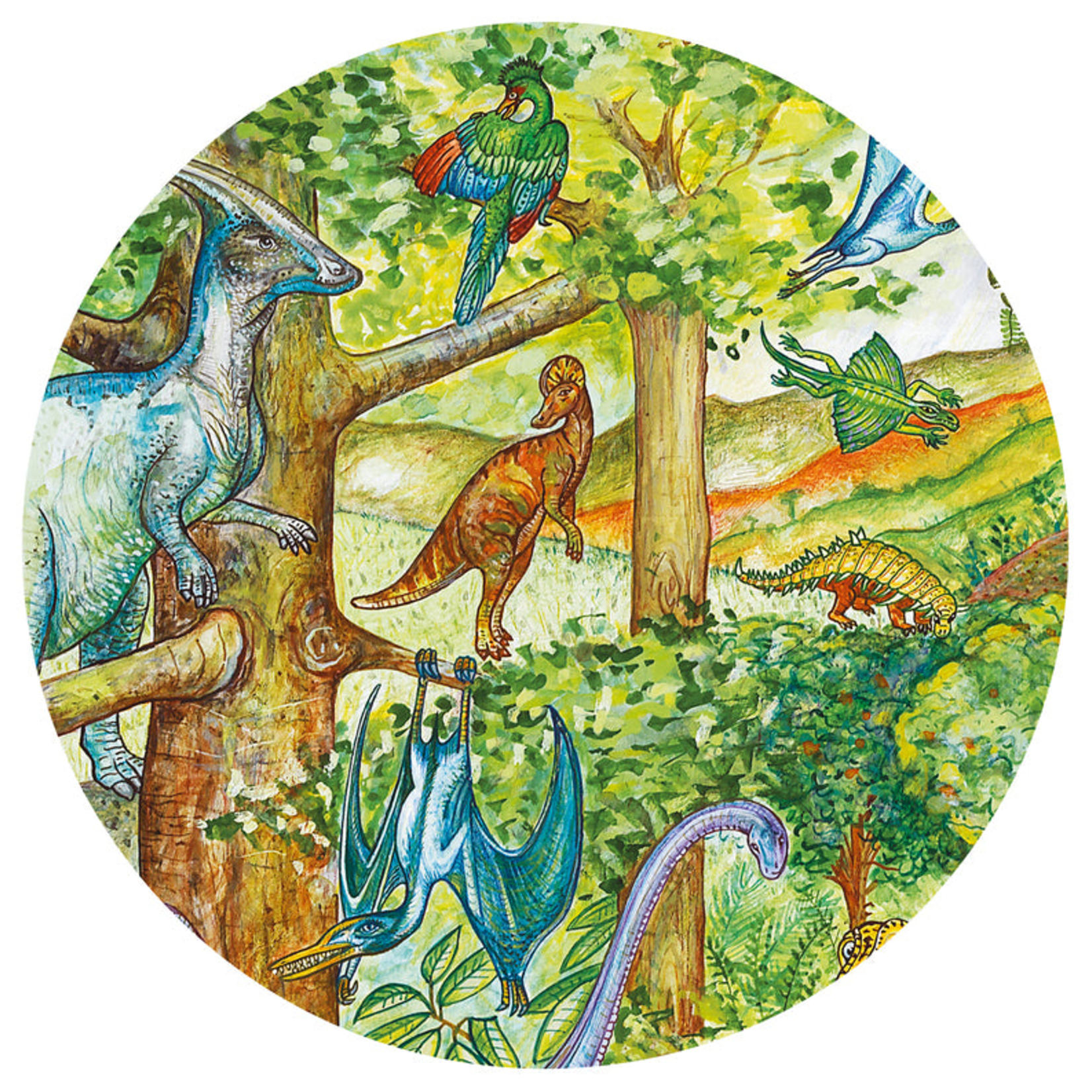 Djeco Puzzle Observation - 100 pcs Dinosaur