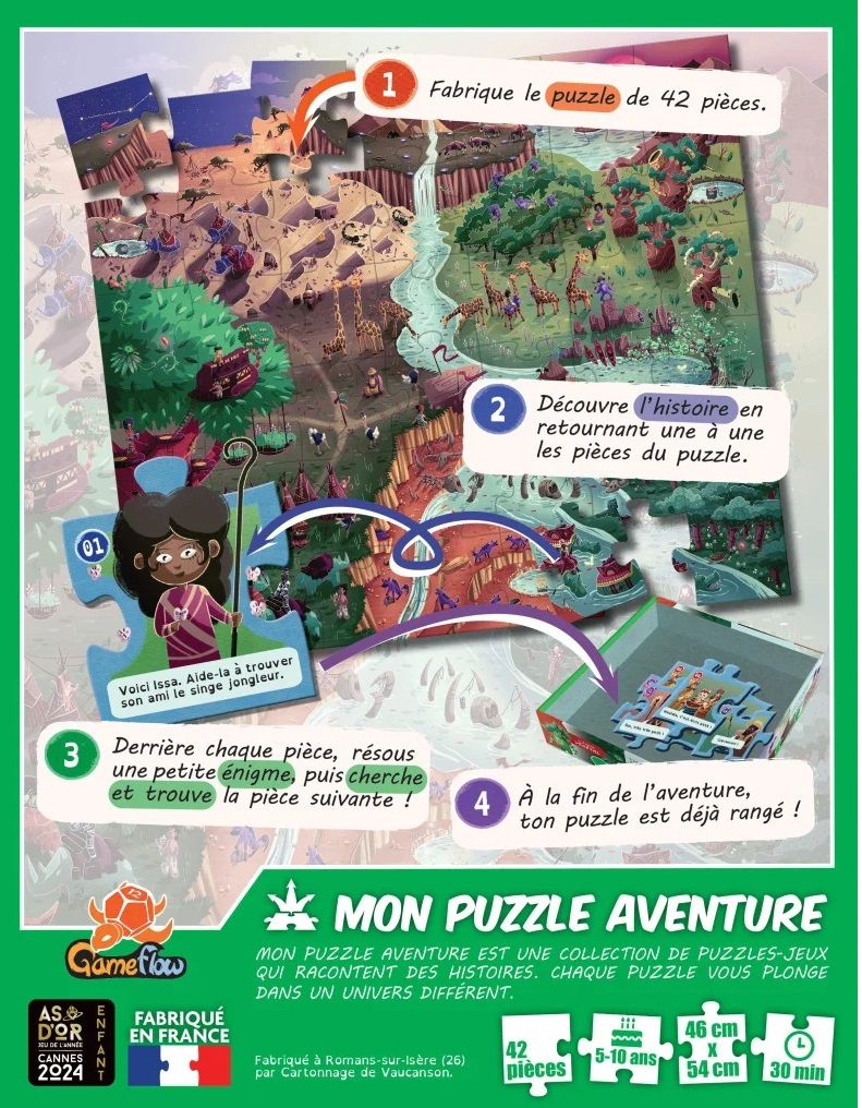 Gameflow Mon Puzzle Aventure - Terre Ocre