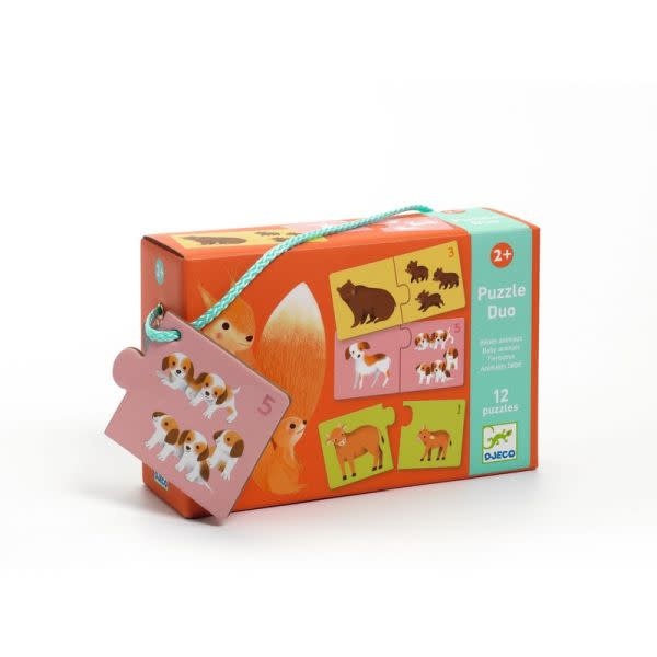 Djeco Djeco - Puzzle Duo - Bébés Animaux
