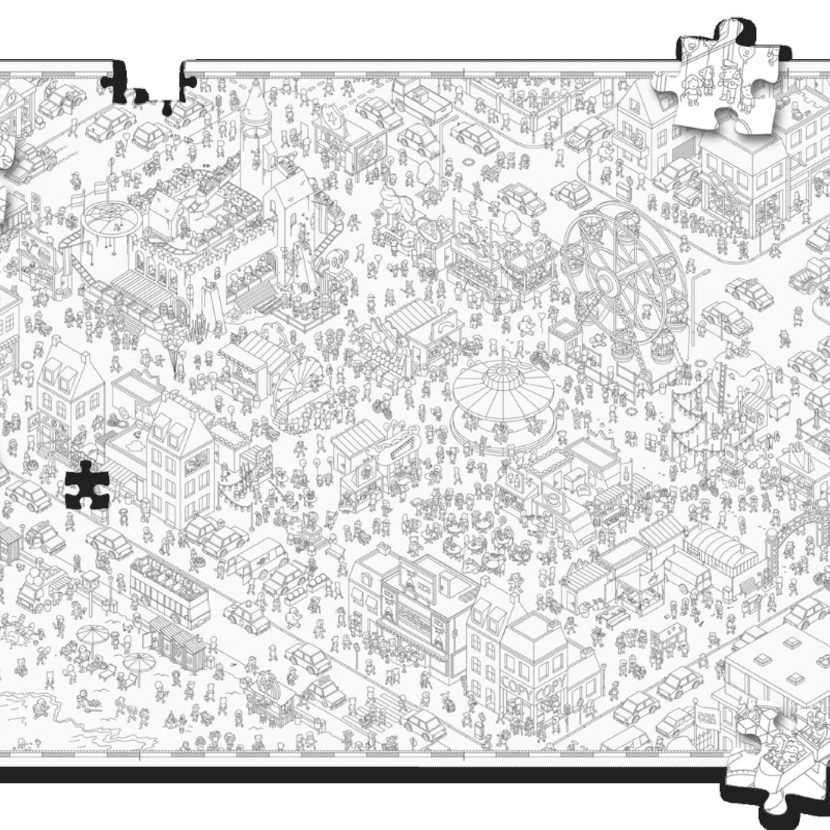 Blackrock Games Micro Macro Puzzle - Funfair