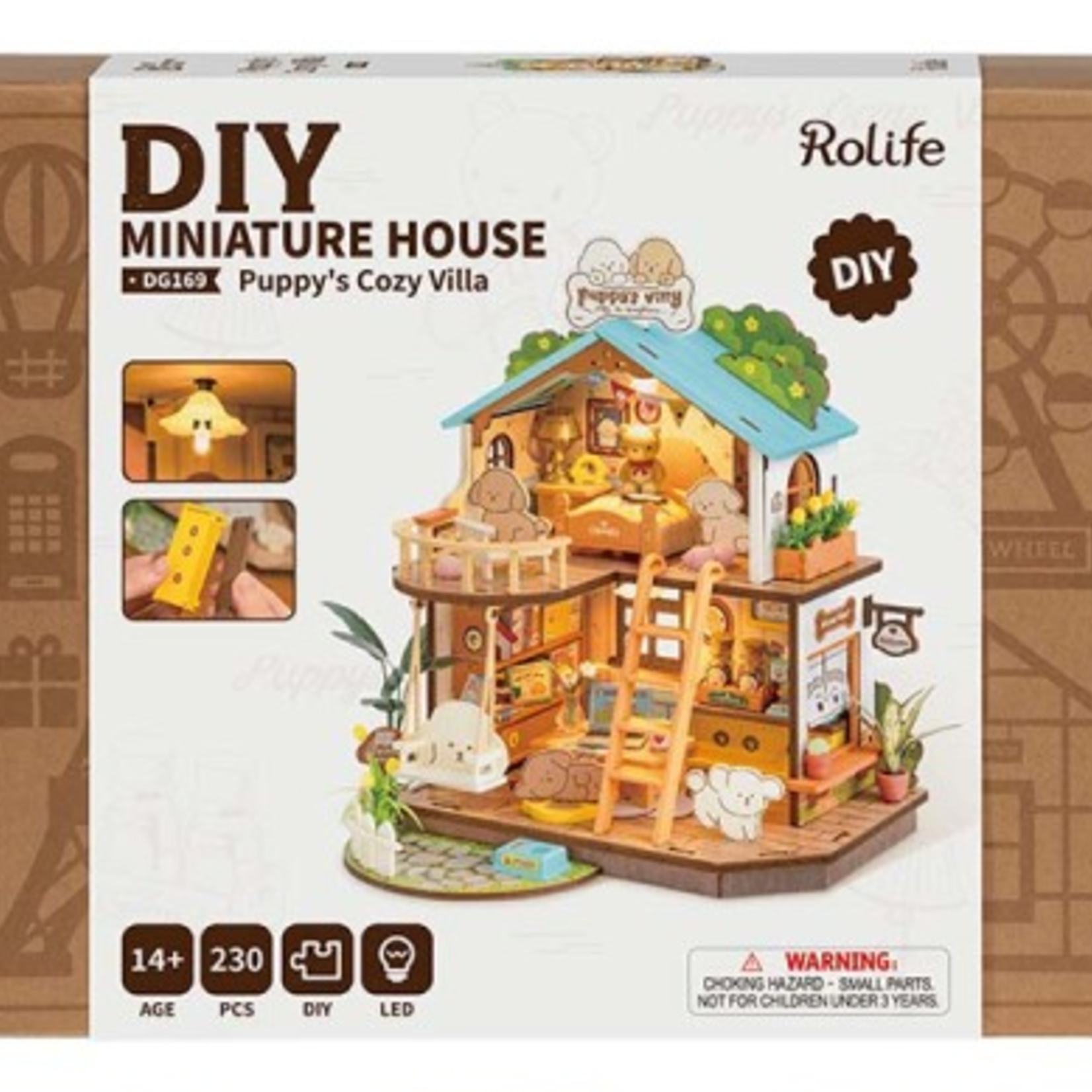 rolife Rolife - DIY Miniature House - Puppy's Cozy Villa