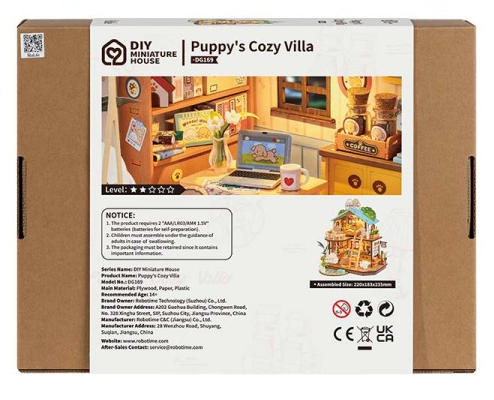 rolife Rolife - DIY Miniature House - Puppy's Cozy Villa