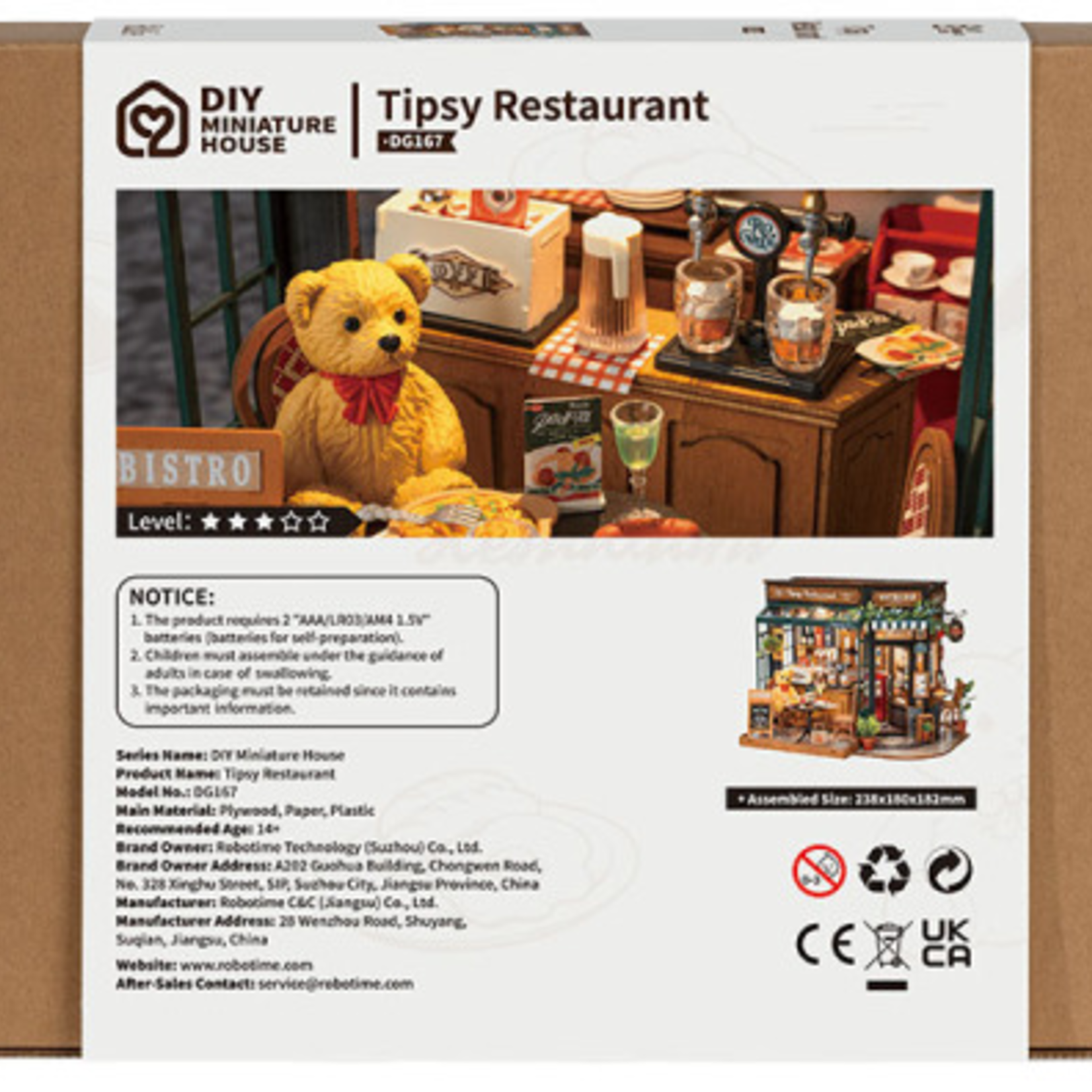 rolife Rolife - DIY Miniature House - Tipsy Restaurant