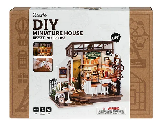 Robotime Rolife DG162 - DIY Miniature House - Slow Life Café