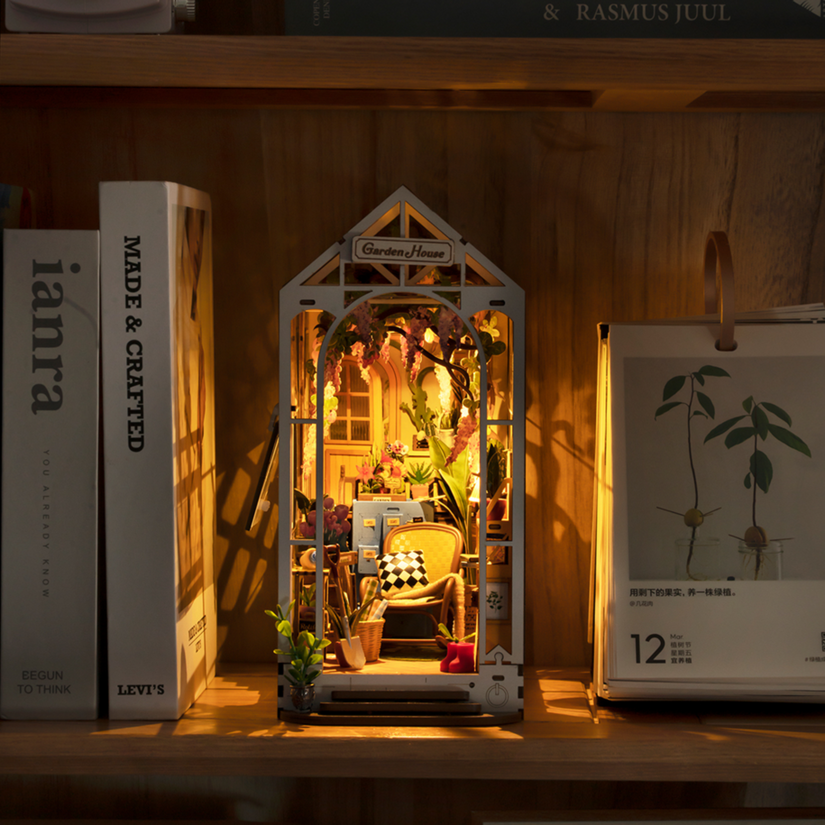 Robotime Rolife - Book nook & Wonderland - Garden House